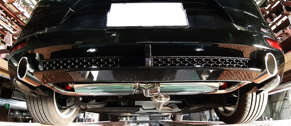 MAZDA3 FASTBACK用（2WD・AT車）PFSループサウンドマフラー(SIGNATURE