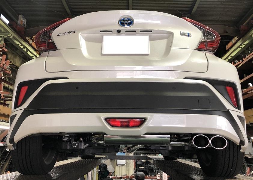 C-HRハイブリッド用PFSループサウンドマフラー （デュアル出し