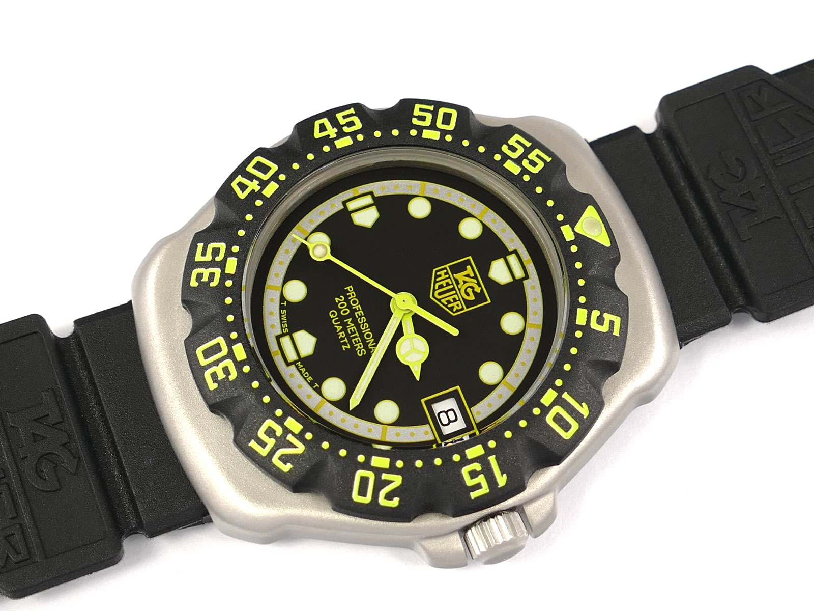 TAG Heuer Formula 1 Black & Yellow 376.513 Mid size 35mm F1