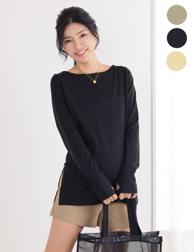 ラッシュガード 長袖 UVカットTシャツ マタニティOK | マタニティ