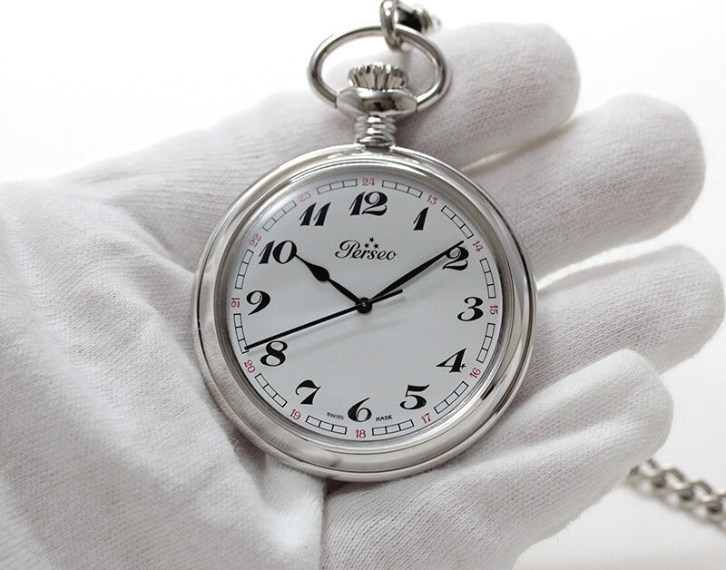 ペルセオ(Perseo) 11140.01/イタリア国鉄公式鉄道懐中時計/クォーツ