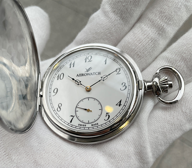 アエロ/AERO/ハンターケース/シルバーカラー/55831AA03/懐中時計