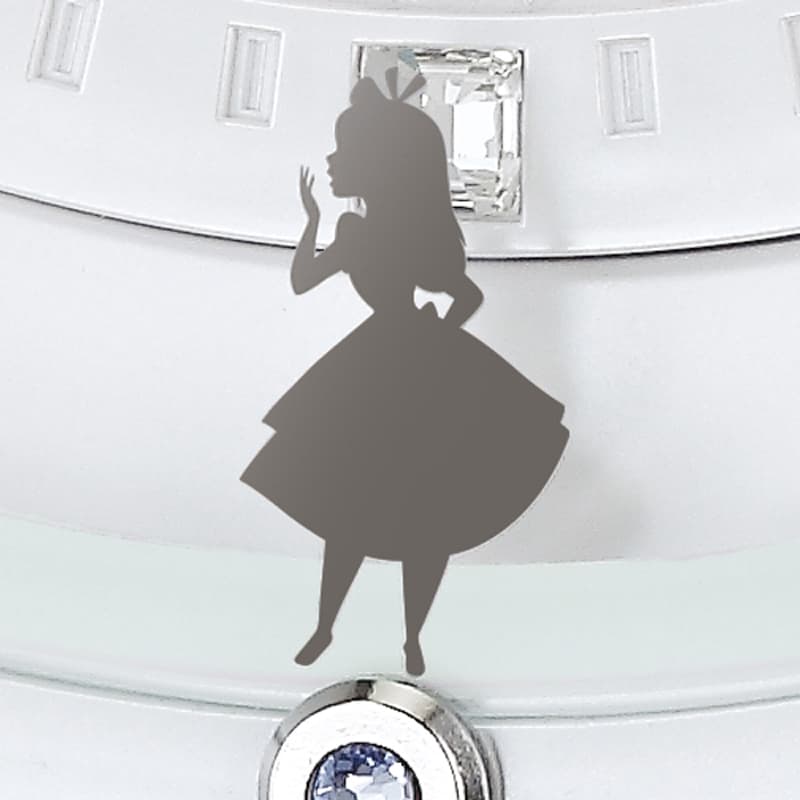 SEIKO セイコー ディズニーキャラクター 電波 掛け時計 ふしぎの国の