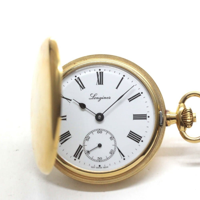 絶版モデルのロンジン ハンターケース懐中時計/L7.012.2.21.2/longines