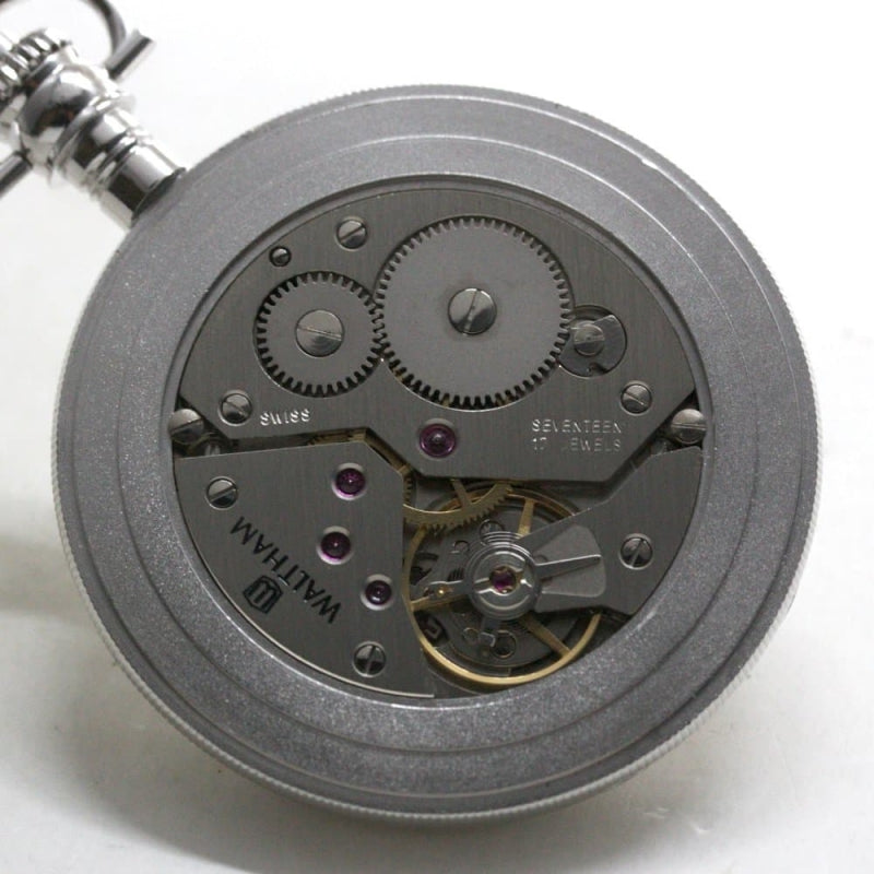絶版モデルのウォルサム（WALTHAM）社製シルバー925懐中時計/waltham