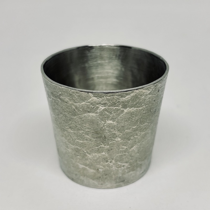純錫酒杯/清酒杯/燒酌杯/豬口杯酒杯,青冶金工手作鍛打純錫杯