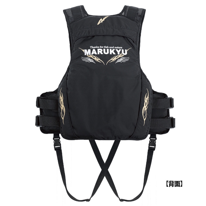 マルキュー PFD03 L2 (レジャー用ライフジャケット) S-M ブラック