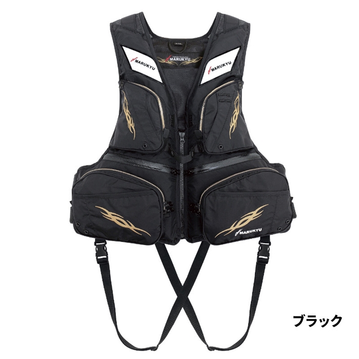 マルキュー PFD03 L2 (レジャー用ライフジャケット) S-M ブラック