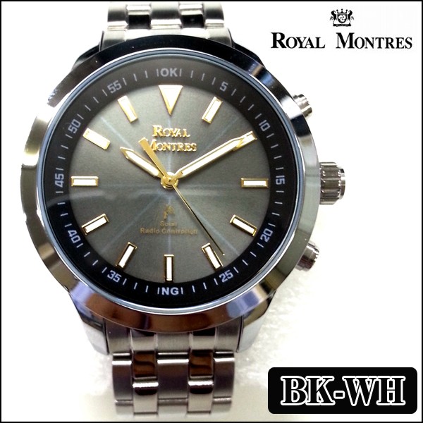 送料無料ロイヤルモントレスハイグレード・Rウェーブソーラー(メンズ