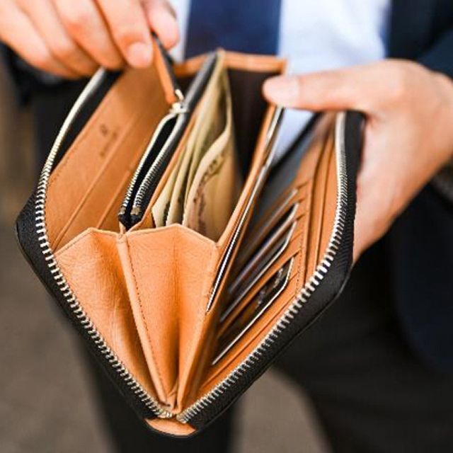 BORN TORUNカイマンラウンド長財布SKI-BTR-L002BK