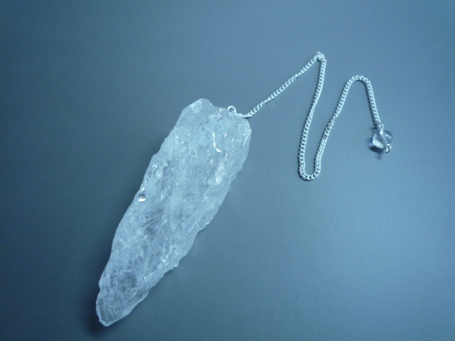 本物の証 産地証明書付きヒマラヤ水晶] ヒマラヤンラフペンデュラム