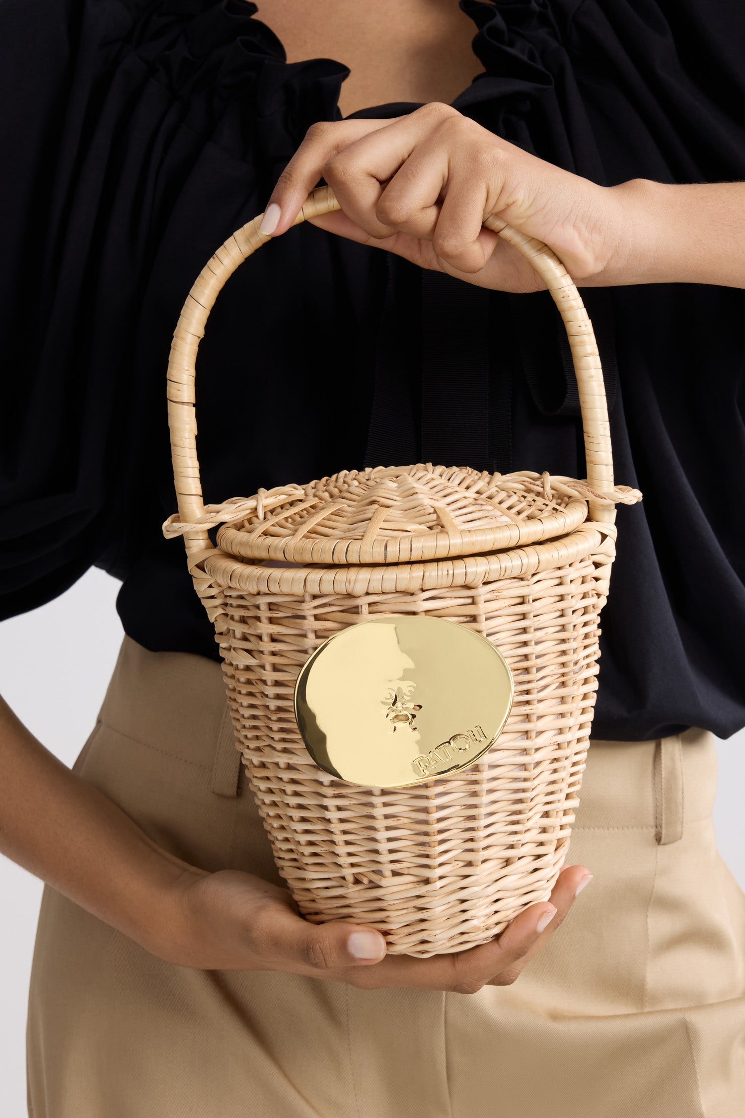 Patou | ウィッカー バケツバッグ