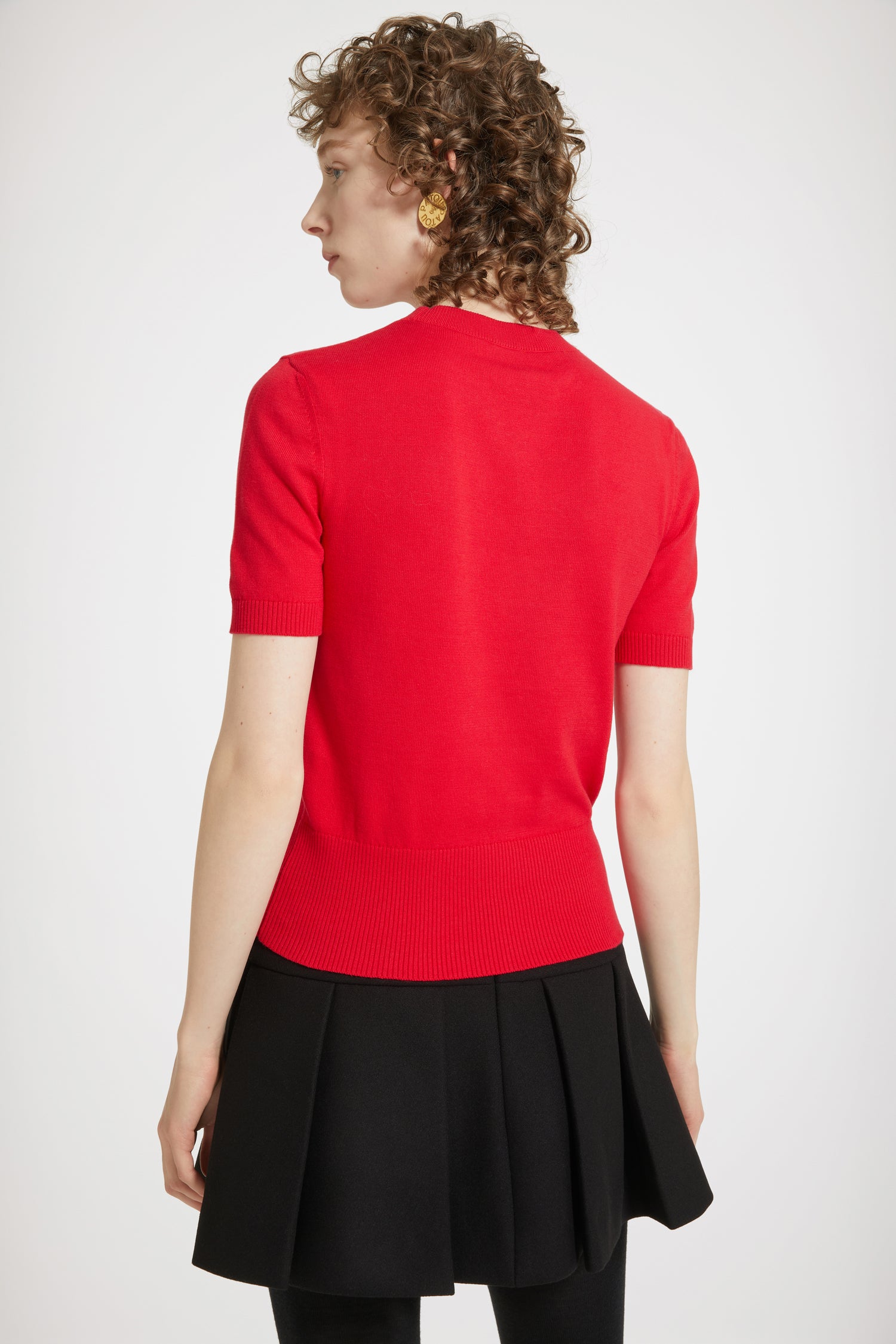 Patou | オーガニックコットン混紡 パトゥジャカードニットトップ