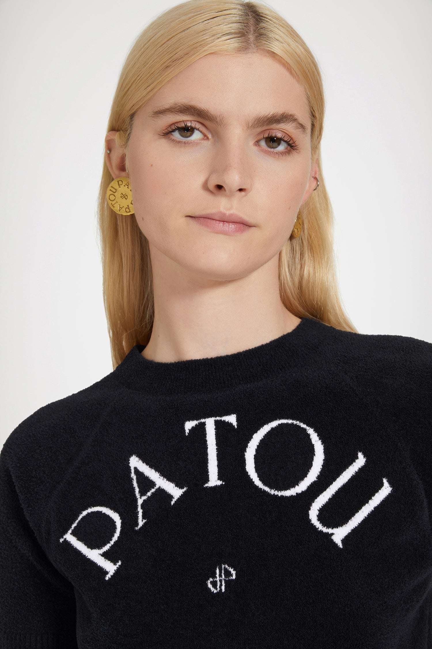 Patou | コットンブレンド パトゥジャカードニットトップ