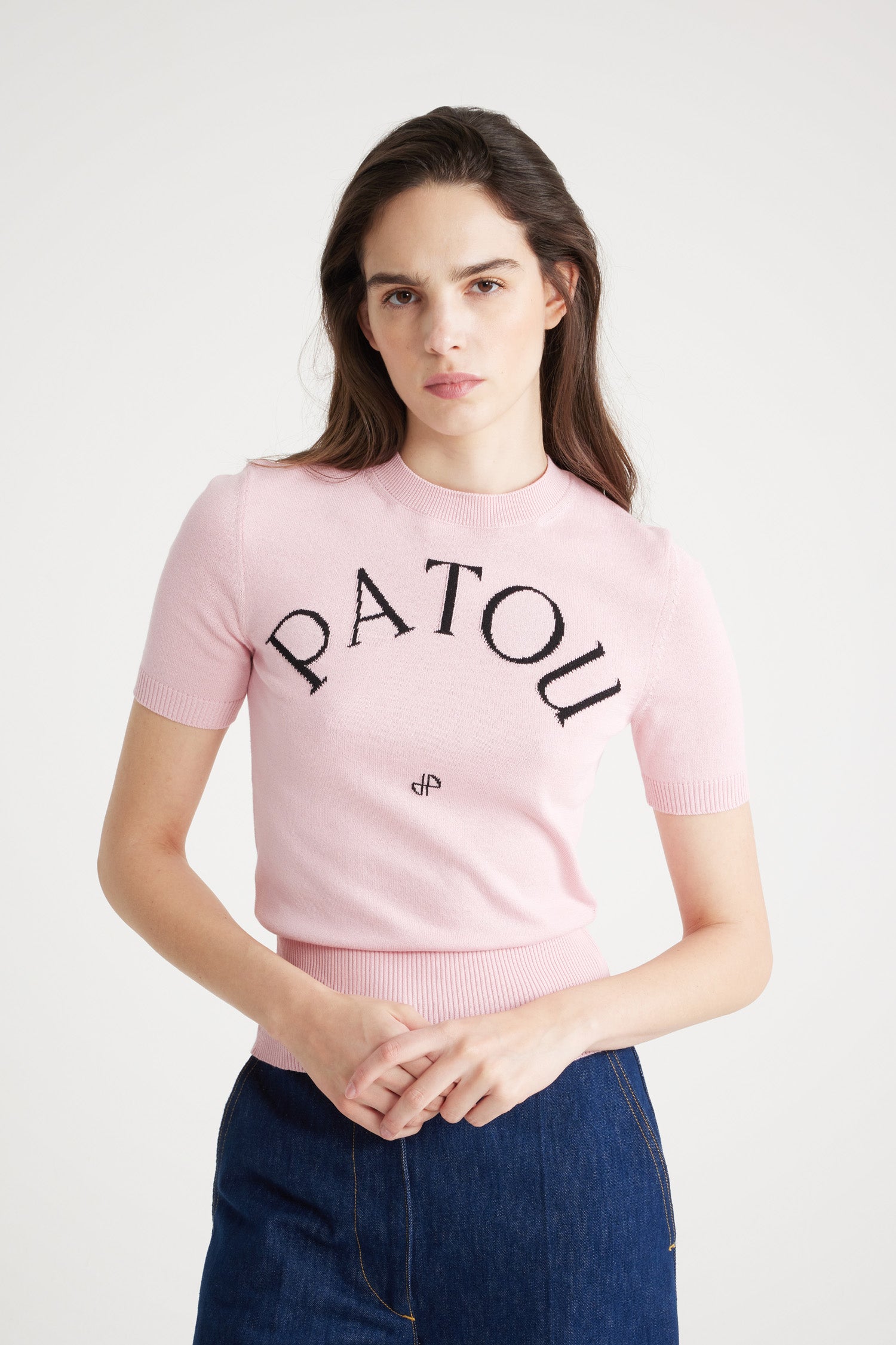 Patou | エコフレンドリーコットンブレンド パトゥ ジャカードニット