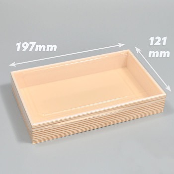 発泡折箱CWP-410 杉 フタセット20個｜foodware+