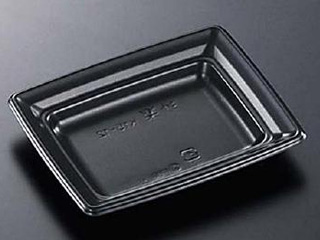 軽食容器 CT 沙楽 K15-12 BK 身 中央化学 | テイクアウト容器の通販