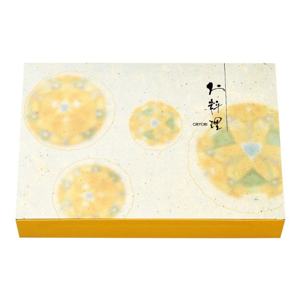 仕出し弁当容器 80-80黄鈴 ワンピース紙ボックス本体 北原産業