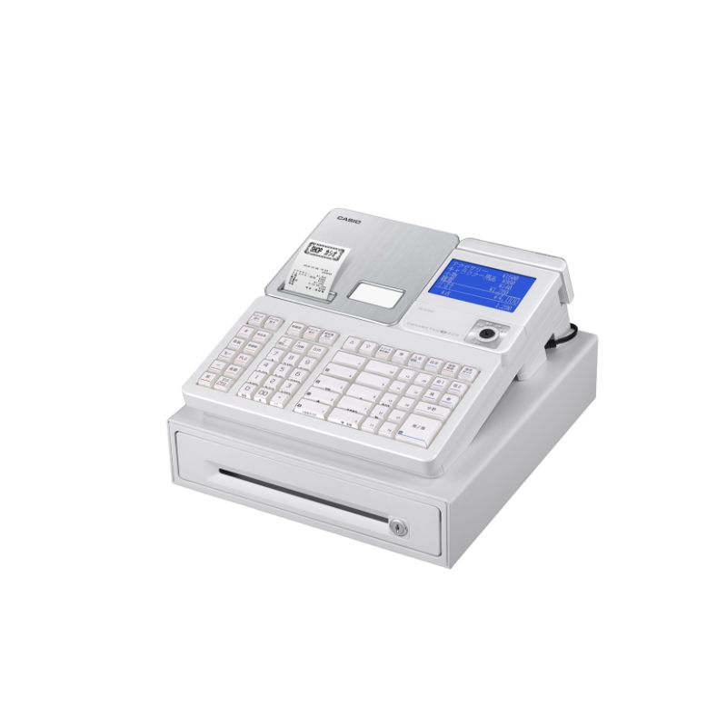 カシオ計算機 レジスター SR-S4000-EX WE カシオ | テイクアウト容器の