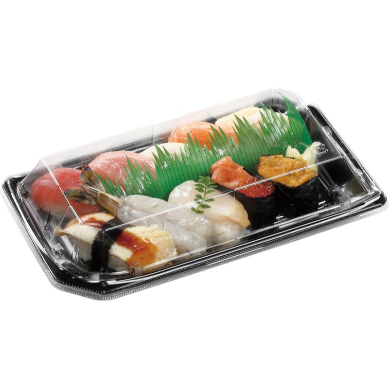 寿司容器 しおり2-5黒 エフピコ | テイクアウト容器の通販サイト【容器