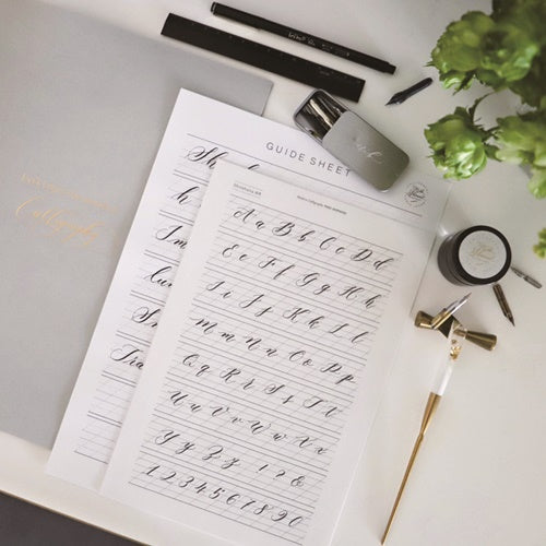 Tom's Studio/カリグラフィーホルダー/Flourish Curve - Straight