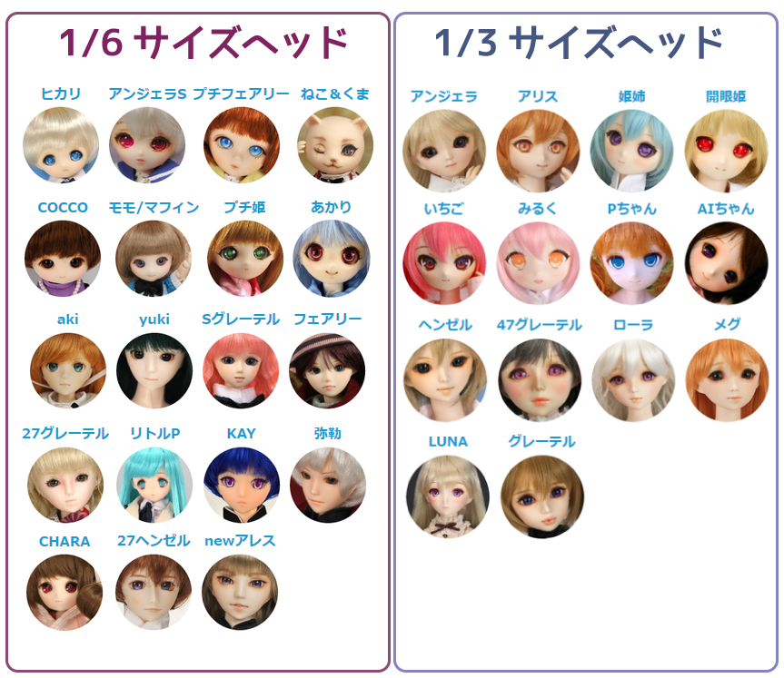 カスタムドール講座｜11cm・1/6ドール・1/3ドールのカスタム講座｜PARABOX