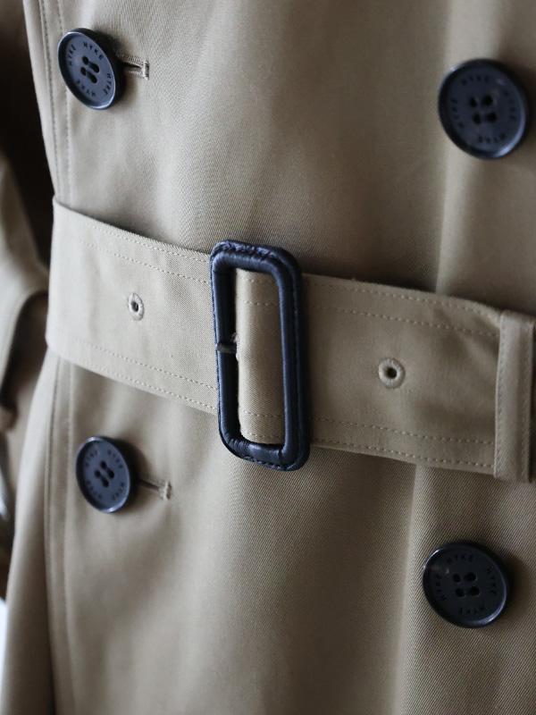 HYKE(ハイク) TRENCH COAT/REGULAR FIT】名品トレンチコートの魅力に迫る