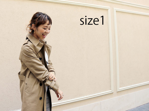 ずっと欲しかったHYKE(ハイク)のトレンチコート。似合うサイズを身長