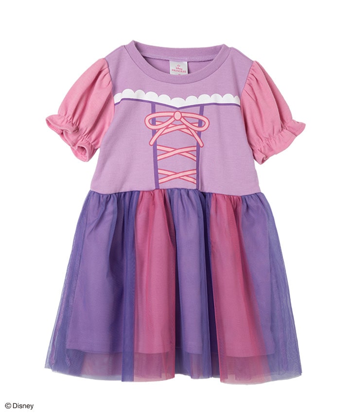 Disney】ラプンツェルワンピース(80㎝ パープル): ベビー