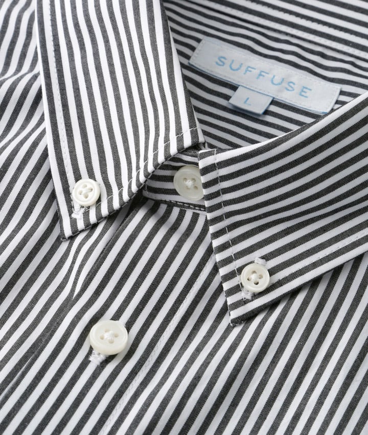 形態安定ストライプシャツ(Mサイズ グレー): メンズ｜パシオスNet
