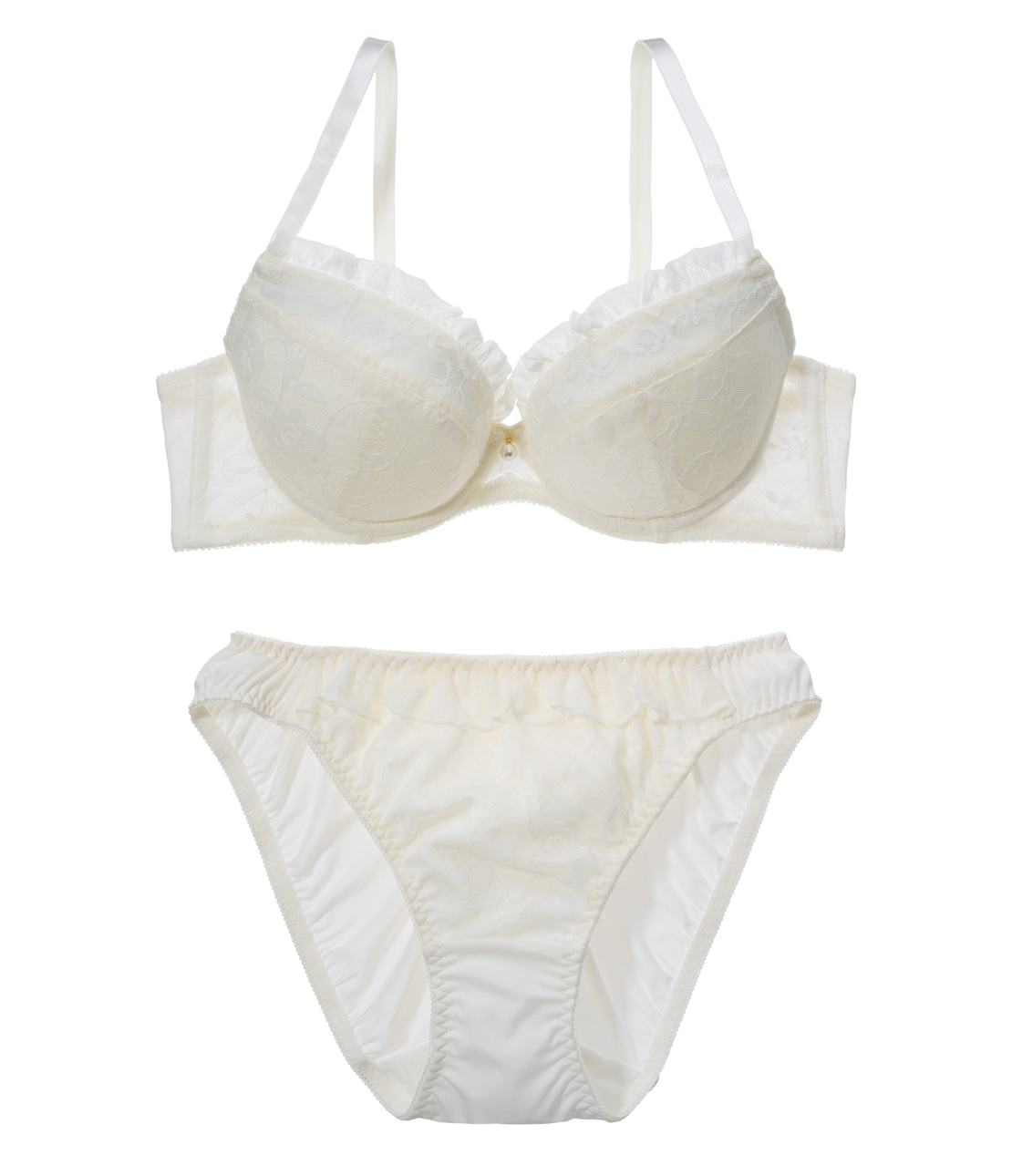 なちゅこれクラシックレースブラセットO(B65 ホワイト): GiRLS by