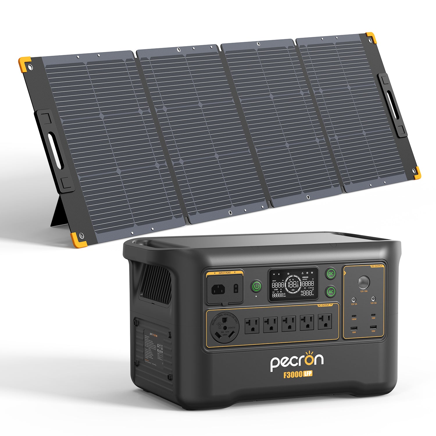 PECRON PV200 200W Portable Solar Panel Waterproof IP67