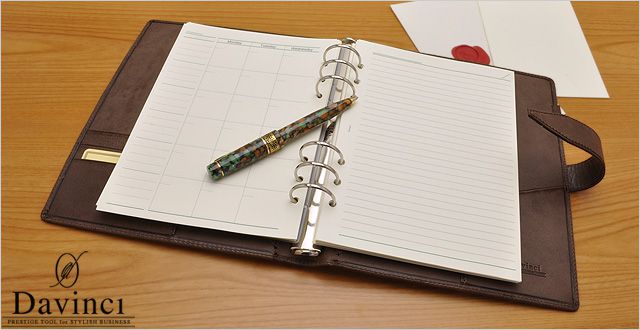 Davinci ダ・ヴィンチ システム手帳 ロロマクラシック A5サイズ リング