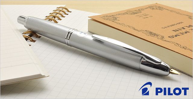 PILOT パイロット 万年筆 キャップレス シルバー シルバー | ペンハウス