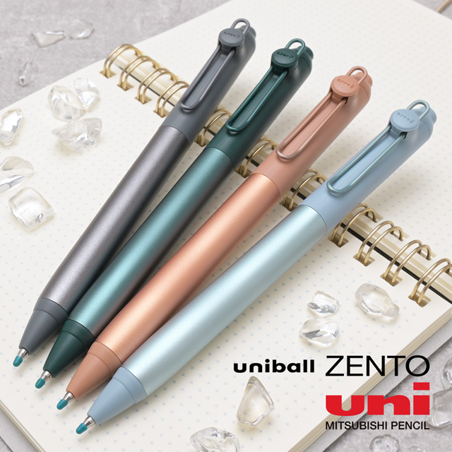 三菱鉛筆 水性ボールペン uniball ZENTO フローモデル | ペンハウス