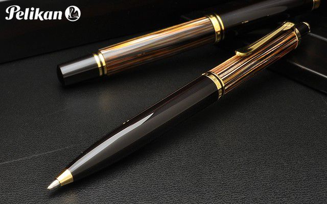Pelikan ペリカン ボールペン 特別生産品 スーベレーン400 茶縞 | ペン