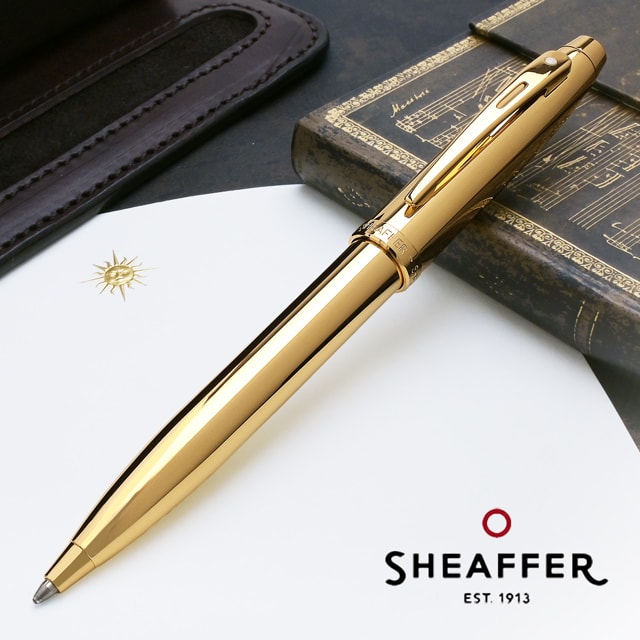 SHEAFFER（シェーファー）ボールペン Sheaffer100シリーズ ゴールドPVD