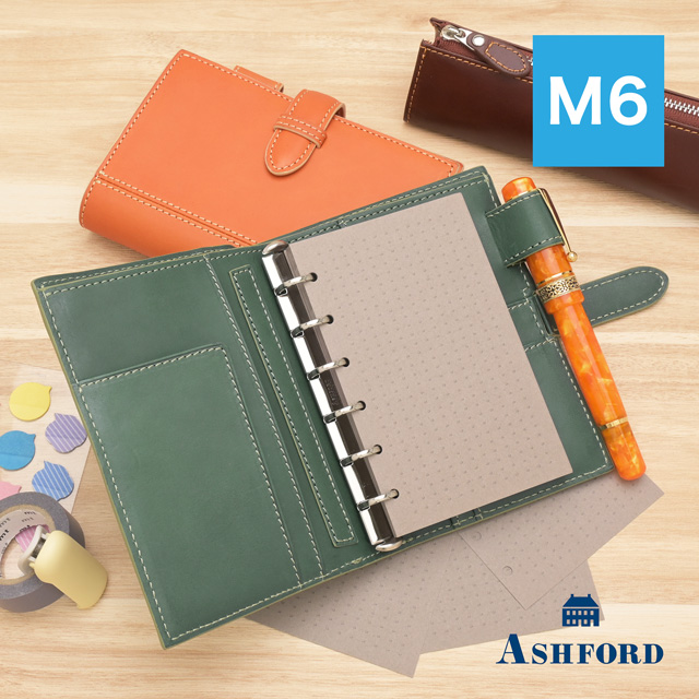 ASHFORD アシュフォード システム手帳 ラグフレックス MINI6 13mm