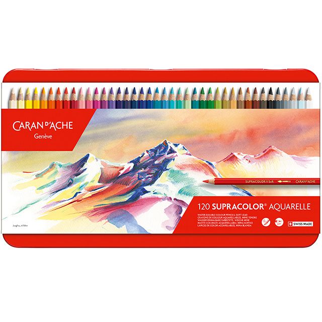 CARAN D'ACHE カランダッシュ 色鉛筆 スプラカラーソフト水溶性色鉛筆