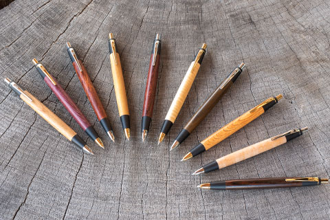 木のボールペン・木のシャープペンシル｜製品紹介│野原工芸