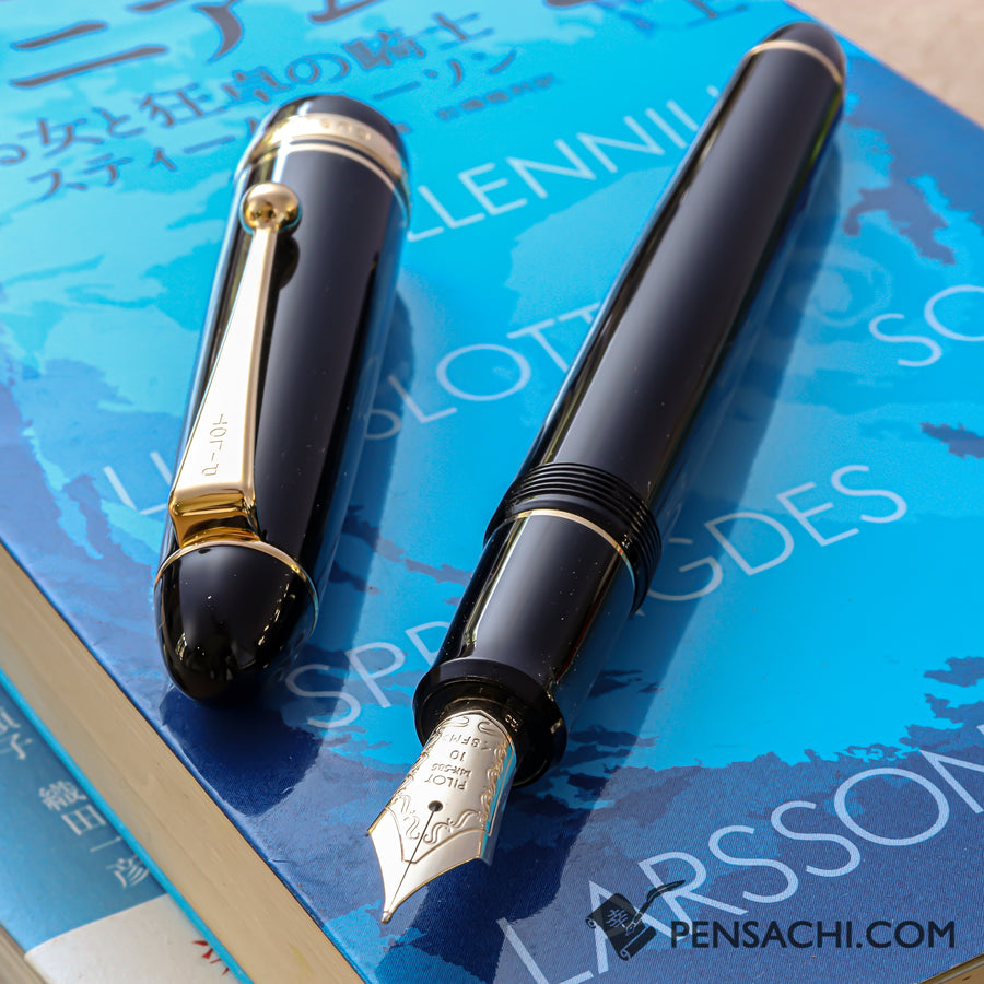 PILOT Custom 742 Fountain Pen - Black | PenSachi - Japan Limited
