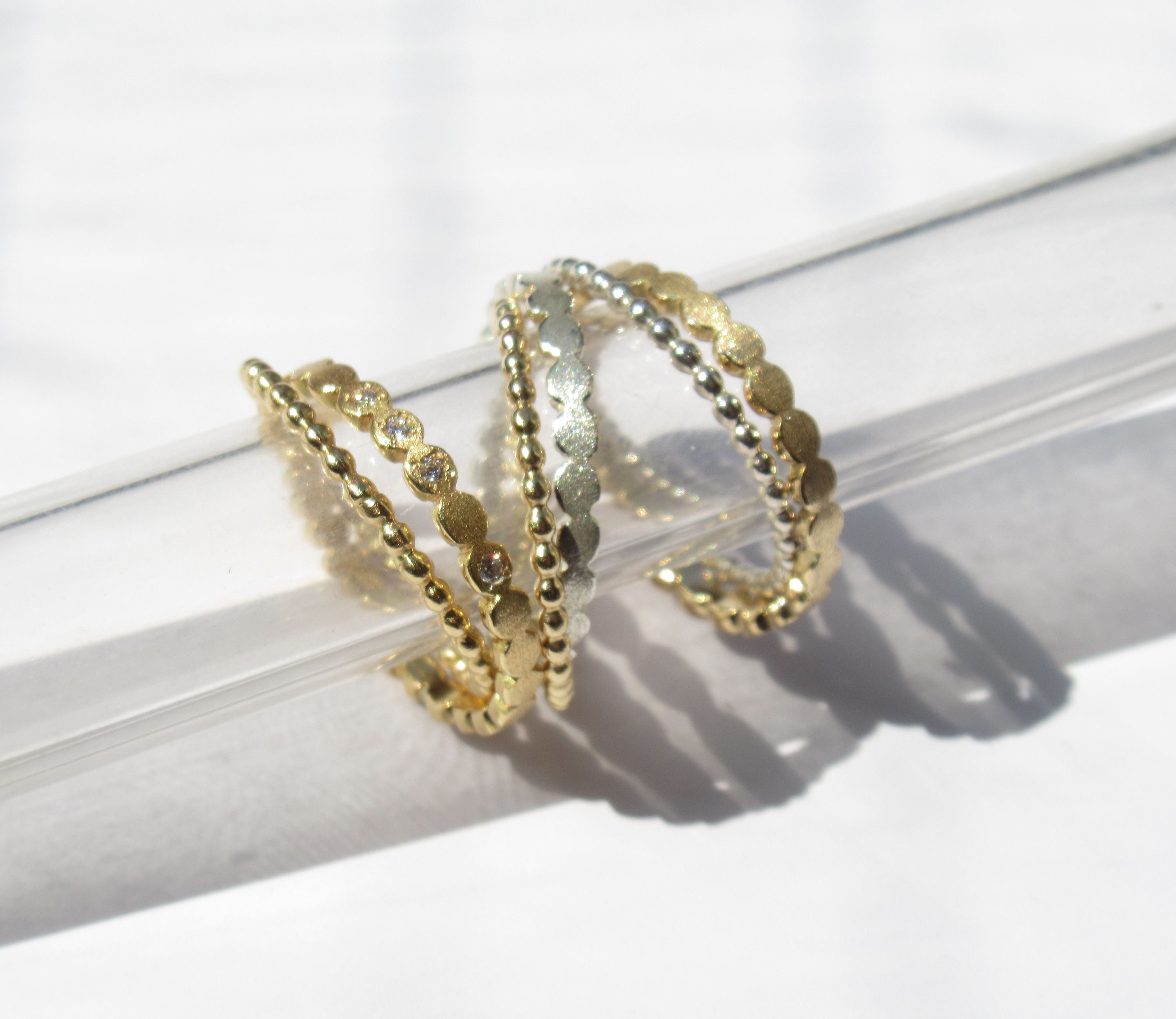 crossing dia10P ring / K18 – Perché?