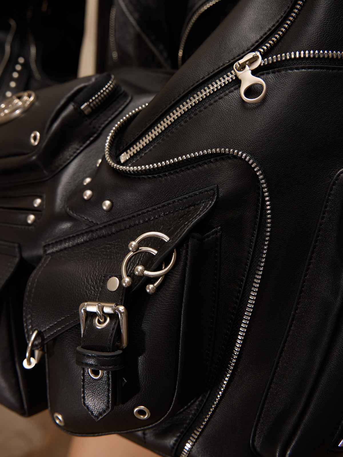 パーソンソウル シープスキン ショルダーバッグ - personsoul