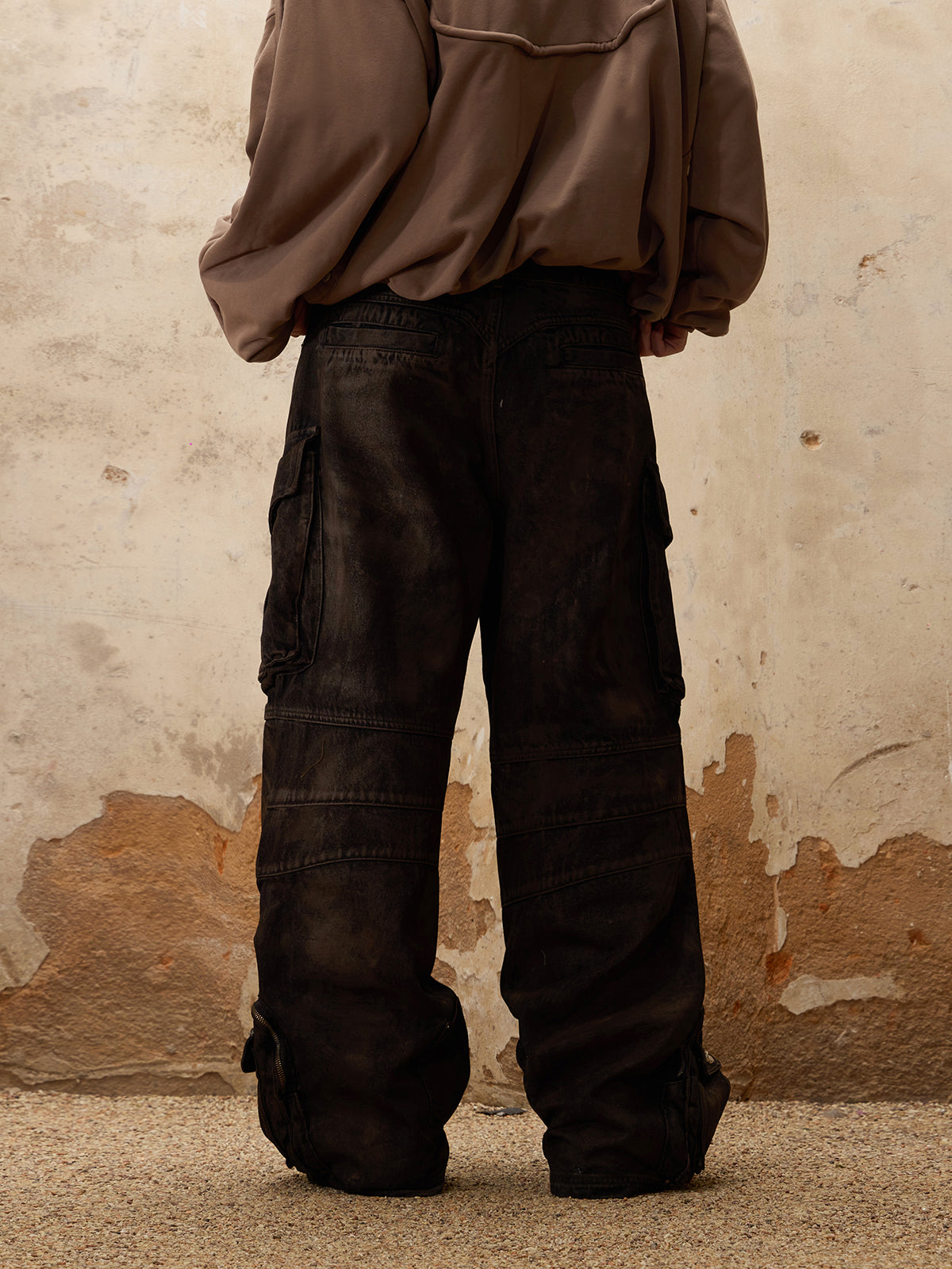 パーソンソウル マッド ダーティー デニム ジーンズ - personsoul