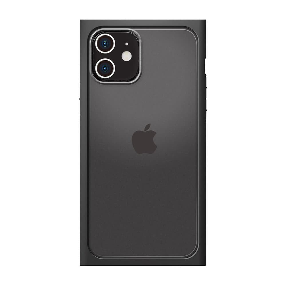 iPhone 12 /12 Pro用 ガラスタフケース スクエアタイプ ブラック｜株式