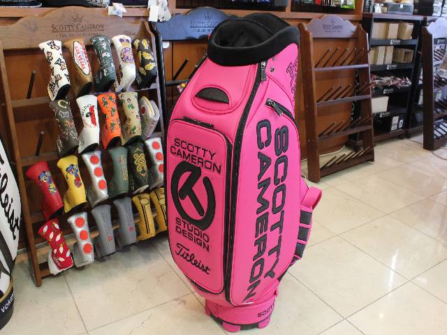 Staff Bag - Circle T - Pink スコッティキャメロン(SCOTTY CAMERON