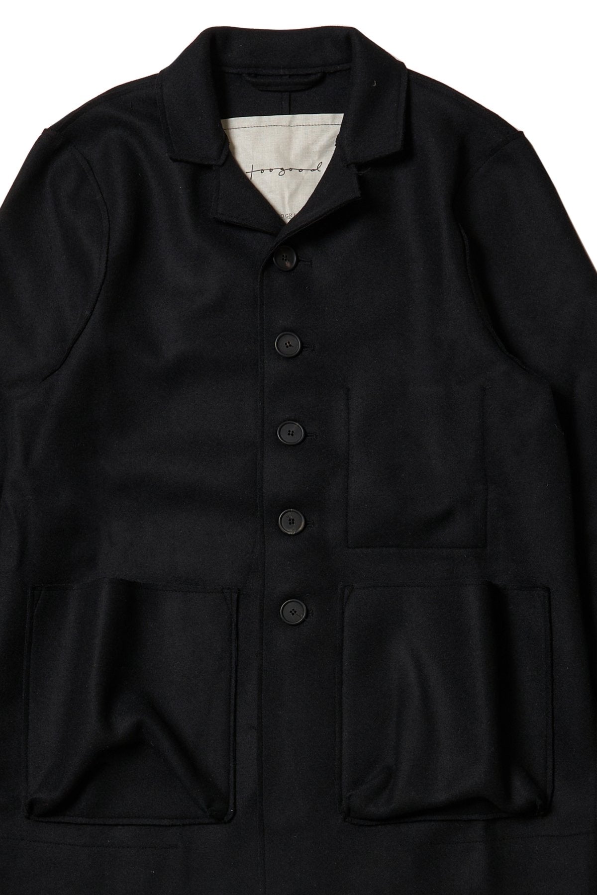 toogood - THE PHOTOGRAPHER JACKET SOFT WOOL FELT - FLINT – PHAETON