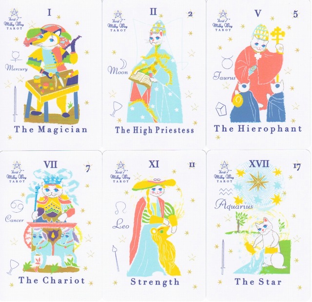 hosi7ミルキーウェイタロット80フルデッキ』（専用日本語解説付き