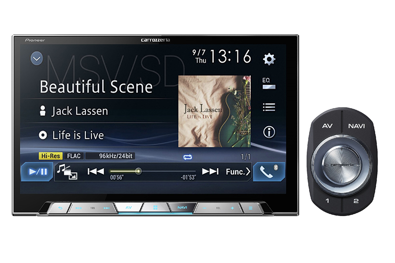 カロッツェリア、ハイレゾ初対応の「サイバーナビ」 ー 10型