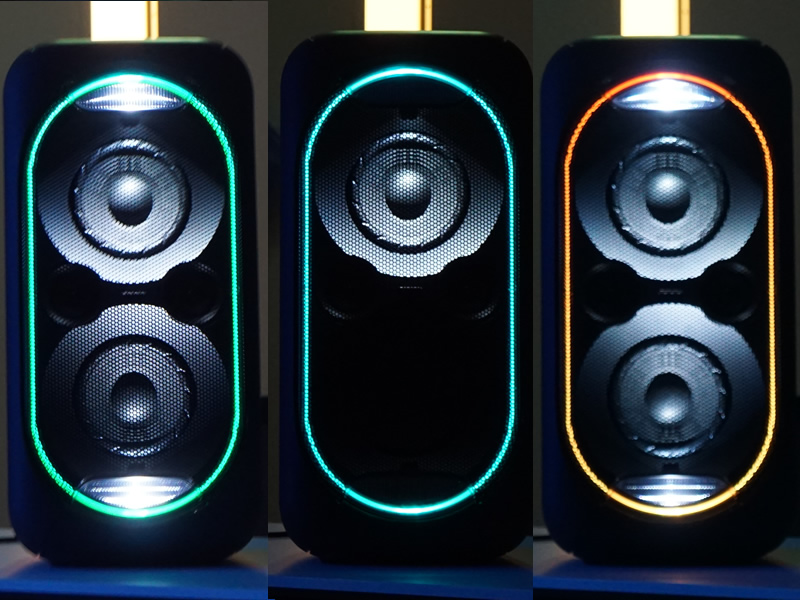 ソニー、音楽にあわせて光る低音重視“EXTRA BASS”の大型ワイヤレス